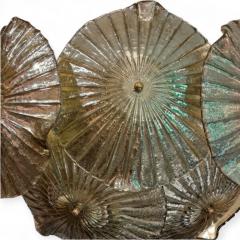 Golden Murano Water Lily Lamp - 4494343