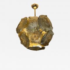 Golden Water Lily Sputnik Lamp - 4226941