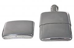 Goldsmiths Silversmiths Co English Sterling Silver flask London 1925 Goldsmiths and Silversmiths Co - 3393372