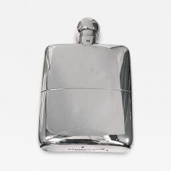 Goldsmiths Silversmiths Co English Sterling Silver flask London 1925 Goldsmiths and Silversmiths Co - 3395708