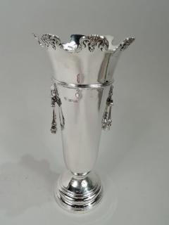 Goldsmiths Silversmiths Company Antique English Edwardian Neoclassical Sterling Silver Vase 1912 - 3753916