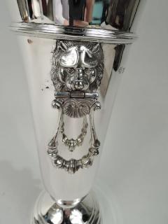 Goldsmiths Silversmiths Company Antique English Edwardian Neoclassical Sterling Silver Vase 1912 - 3753917