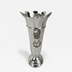 Goldsmiths Silversmiths Company Antique English Edwardian Neoclassical Sterling Silver Vase 1912 - 3756401