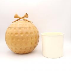 Golf Ball Ice Bucket by Alfonso Bini Italy 1950s - 3191847