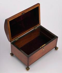 Good Federal domed top box with shell and banded inlay - 2113274