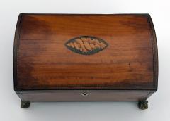 Good Federal domed top box with shell and banded inlay - 2113277