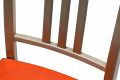 GoodForm Pair of GoodForm American Mid Century Aluminum and Red Vinyl Side Chairs - 4665426