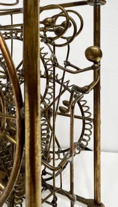 Gordon Bradt Gordon Bradt 6 Man Kinetic Electric Skeleton Table Clock 1993 - 4070761