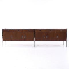 Gordon Bunshaft Gordon Bunshaft Mid Century Walnut and Marble File Credenza - 3904636