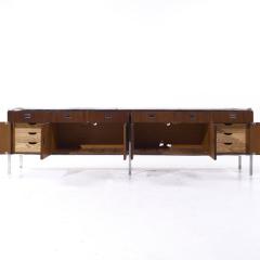 Gordon Bunshaft Gordon Bunshaft Mid Century Walnut and Marble File Credenza - 3904637