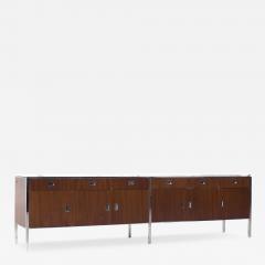 Gordon Bunshaft Gordon Bunshaft Mid Century Walnut and Marble File Credenza - 3907721