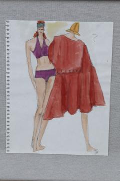 Gordon Henderson Original Gordon Henderson Fashion Sketches - 1416277