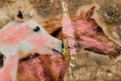 Gordon Holden Gordon Holden American Contemporary Abstract Acrylic and Enamel on Dye Sublimate - 4629728