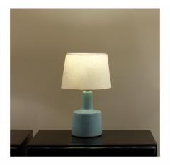 Gordon Jane Martz Gordon Jane Martz Blue Ceramic Table Lamp 1960s - 208105