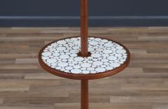 Gordon Jane Martz Gordon Jane Martz Floor Lamp with Mosaic Tile Side Table - 3554963