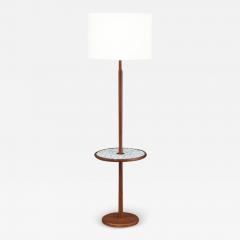 Gordon Jane Martz Gordon Jane Martz Floor Lamp with Mosaic Tile Side Table - 3560419