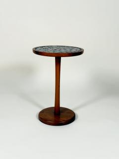 Gordon Jane Martz Gordon Jane Martz Gray Coin Tile Mosaic Side Table - 4150228