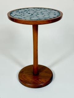 Gordon Jane Martz Gordon Jane Martz Gray Coin Tile Mosaic Side Table - 4150279