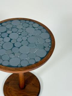 Gordon Jane Martz Gordon Jane Martz Gray Coin Tile Mosaic Side Table - 4150280