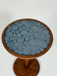 Gordon Jane Martz Gordon Jane Martz Gray Coin Tile Mosaic Side Table - 4150283