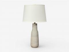 Gordon Jane Martz Gordon Jane Martz Large Table Lamp Light Grey Ceramic USA 1960s - 4590544