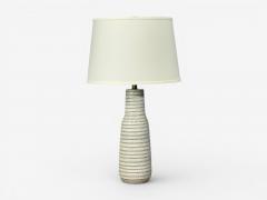 Gordon Jane Martz Gordon Jane Martz Large Table Lamp Light Grey Ceramic USA 1960s - 4590549