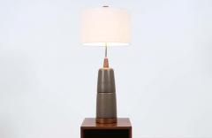 Gordon Jane Martz Gordon Jane Martz Olive Green Ceramic Table Lamp for Marshall Studios - 2297211