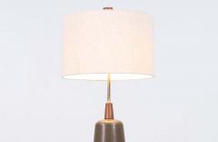 Gordon Jane Martz Gordon Jane Martz Olive Green Ceramic Table Lamp for Marshall Studios - 2297213