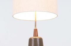 Gordon Jane Martz Gordon Jane Martz Olive Green Ceramic Table Lamp for Marshall Studios - 2297214