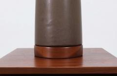 Gordon Jane Martz Gordon Jane Martz Olive Green Ceramic Table Lamp for Marshall Studios - 2297217