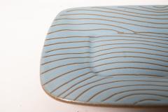 Gordon Jane Martz Jane and Gordon Martz Ceramic Catch All Dish 1960s Blue Glaze - 4390441
