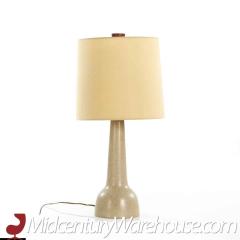 Gordon Jane Martz Jane and Gordon Martz Mid Century Walnut and Ceramic Lamp - 3684598