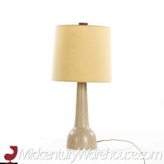 Gordon Jane Martz Jane and Gordon Martz Mid Century Walnut and Ceramic Lamp - 3684599