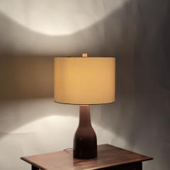Gordon Jane Martz Large Burgundy Ceramic Lamp by Jane and Gordon Martz for Marshall Studios - 4646261