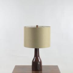 Gordon Jane Martz Large Burgundy Ceramic Lamp by Jane and Gordon Martz for Marshall Studios - 4646263