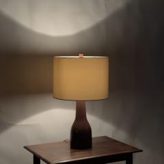 Gordon Jane Martz Large Burgundy Ceramic Lamp by Jane and Gordon Martz for Marshall Studios - 4646265