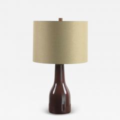Gordon Jane Martz Large Burgundy Ceramic Lamp by Jane and Gordon Martz for Marshall Studios - 4648130