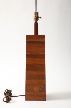 Gordon Jane Martz Large Wood Gordon and Jane Martz Lamp - 4518749