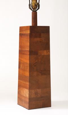 Gordon Jane Martz Large Wood Gordon and Jane Martz Lamp - 4518751