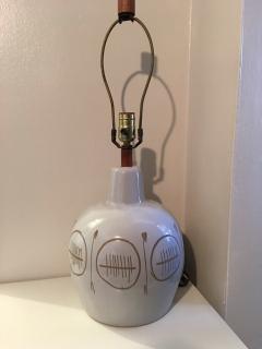 Gordon Jane Martz MID CENTURY MODERN CERAMIC LAMP SIGNED MARTZ - 804632