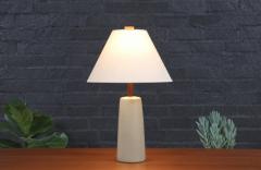 Gordon Jane Martz Mid Century Grey Ceramic Table Lamp by Jane Gordon Martz - 3955485