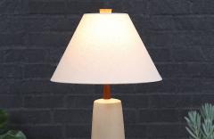 Gordon Jane Martz Mid Century Grey Ceramic Table Lamp by Jane Gordon Martz - 3955487