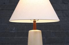 Gordon Jane Martz Mid Century Grey Ceramic Table Lamp by Jane Gordon Martz - 3955488