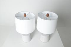 Gordon Jane Martz Pair of Jane Gordon Martz Ceramic Table Lamps for Marshall Studios - 4743668