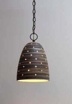 Gordon Jane Martz Vintage Matte Stoneware Beehive Pendant Lamp by Jane and Gordon Martz - 4229534