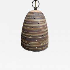 Gordon Jane Martz Vintage Matte Stoneware Beehive Pendant Lamp by Jane and Gordon Martz - 4229968