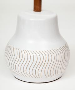 Gordon Martz Gordon Martz Incised Pottery Lamps - 1036432