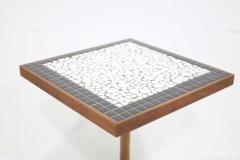Gordon Martz Gordon Martz Style Side Table with Asymmetrical Ceramic Tile Top - 4238563
