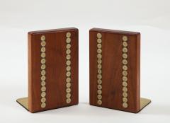 Gordon Martz Gordon Martz Walnut Ceramic Bookends - 2024367