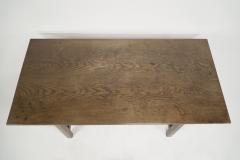 Gordon Russell Gordon Russell Arts Crafts Cotswold School Oak Double Stretcher Dining Table  - 4183183
